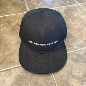 Beyoncé Formation Tour Black Cap with White Text
